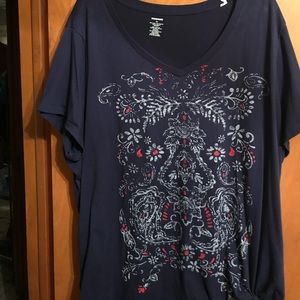 Kohl’s Plus Size Red/white/blue Top